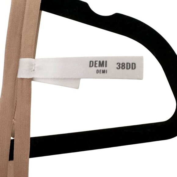 Aerie Demi Underwire Bra 38DD Nude Demi Adjustable Strap Lightly Padded SMOOTHEZ - Picture 3 of 9
